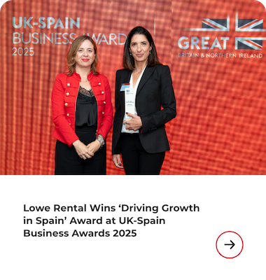 Lowe Rental Corp Wins ‘Driving Growth in Spain’ Award at UK-Spain Business Awards 2025